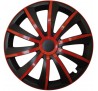 Dísztárcsa kompatibilné na auto Peugeot 16" GRAL červeno - fekete 4ks
