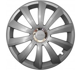 Dísztárcsa kompatibilné na auto Peugeot 14" GRAL Chrome silver 4ks