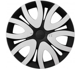Dísztárcsa kompatibilné na auto Citroen 14" MIKA bielo-fekete 4ks