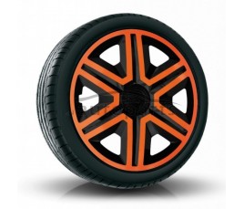 Dísztárcsa kompatibilné na auto Alfa Romeo 14" Action Duocolor Orange 4ks