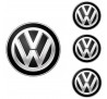 Logó a kerékközpontokon - gyanta 4ks - VW