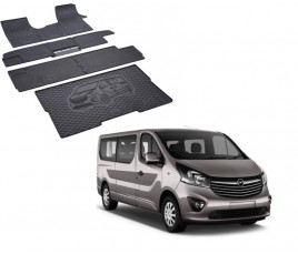 Autószőnyeg szett + csomagtértálca do csomagtartó Opel VIVARO L2 2014-2019