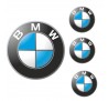 Logó a kerékközpontokon - gyanta 4ks - BMW 55mm