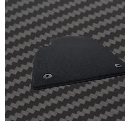 Textil Autoszőnyegek KIA Sportage 2015 - karbon prešívanie