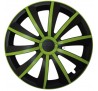 Dísztárcsa kompatibilné na auto Seat 14" GRAL zeleno - fekete 4ks